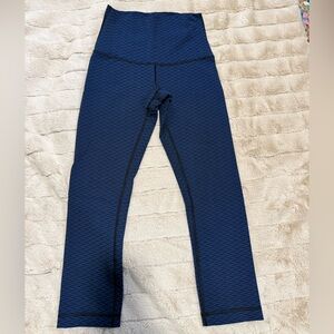 Lululemon Blue/Black Crop Leggings